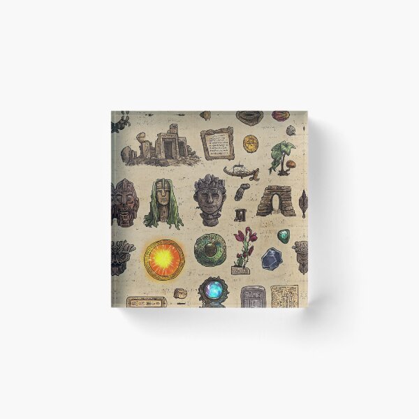 Item preview, Crumbling Ruins and Relics in Aged Design designed and sold by Piotrek0001.