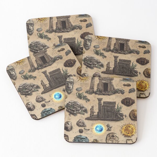 Item preview, Stylized Temple Remnants and Mythical Symbols Collection designed and sold by Piotrek0001.