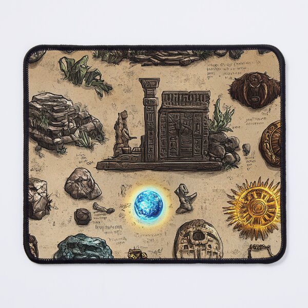 Item preview, Stylized Temple Remnants and Mythical Symbols Collection designed and sold by Piotrek0001.