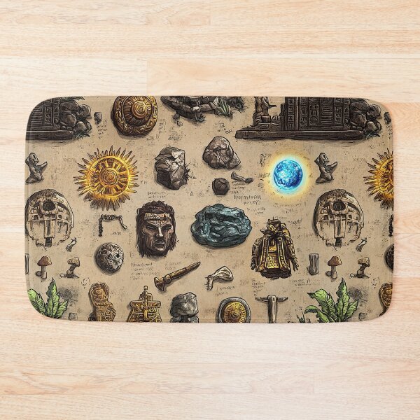 Item preview, Stylized Temple Remnants and Mythical Symbols Collection designed and sold by Piotrek0001.