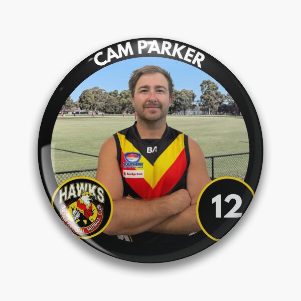 Item preview, Player Badge - #12 - Cam Parker designed and sold by HallamHawks.