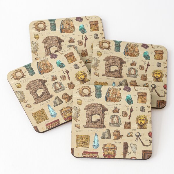 Item preview, Timeworn Icons and Artifacts in Stylized Composition designed and sold by Piotrek0001.