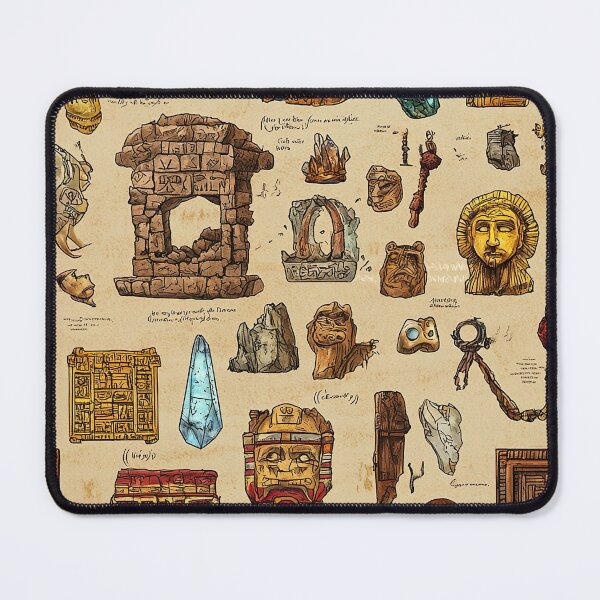 Item preview, Timeworn Icons and Artifacts in Stylized Composition designed and sold by Piotrek0001.