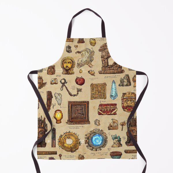Item preview, Timeworn Icons and Artifacts in Stylized Composition designed and sold by Piotrek0001.
