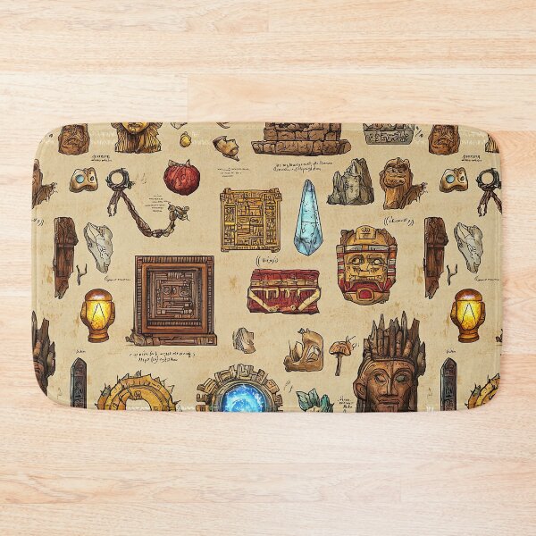 Item preview, Timeworn Icons and Artifacts in Stylized Composition designed and sold by Piotrek0001.