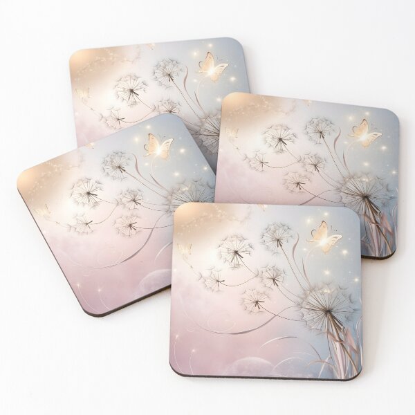 Item preview, Dreamy Dandelion Wishes – Ethereal Butterfly and Seed Art by LaLi Designs designed and sold by LaLi-Designs.
