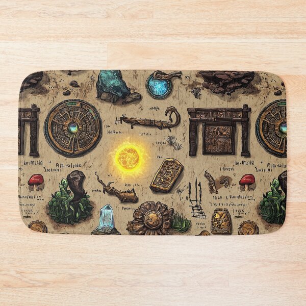 Item preview, Map of Relics from Distant Forgotten Lands designed and sold by Piotrek0001.