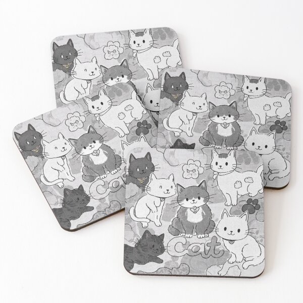 Item preview, "6 Cats, 6 Charms" designed and sold by SommanasShop.