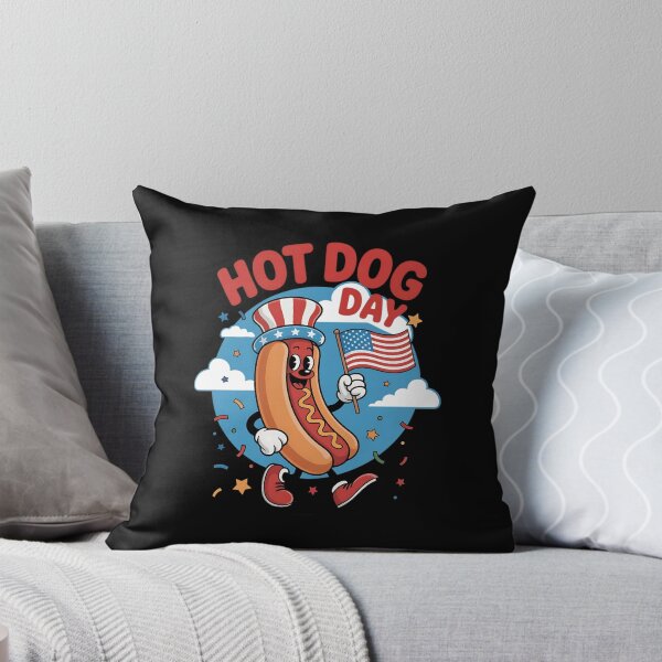Item preview, AMERICAN HOD DOG - HOT DOG DAY MASCOT designed and sold by justyna-s28.
