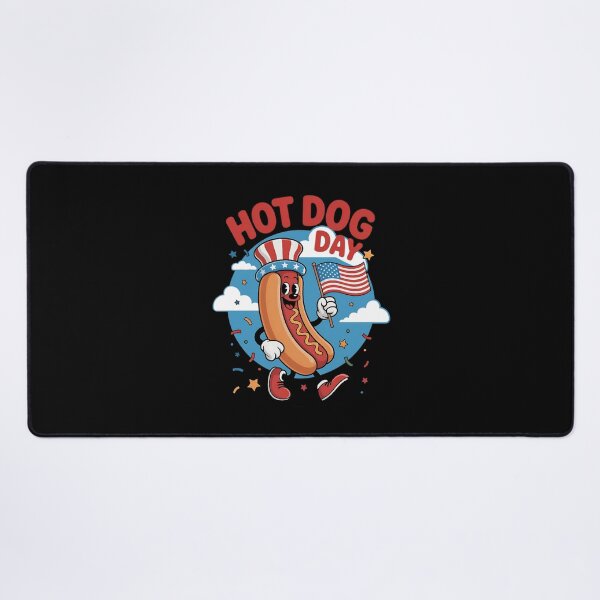 Item preview, AMERICAN HOD DOG - HOT DOG DAY MASCOT designed and sold by justyna-s28.