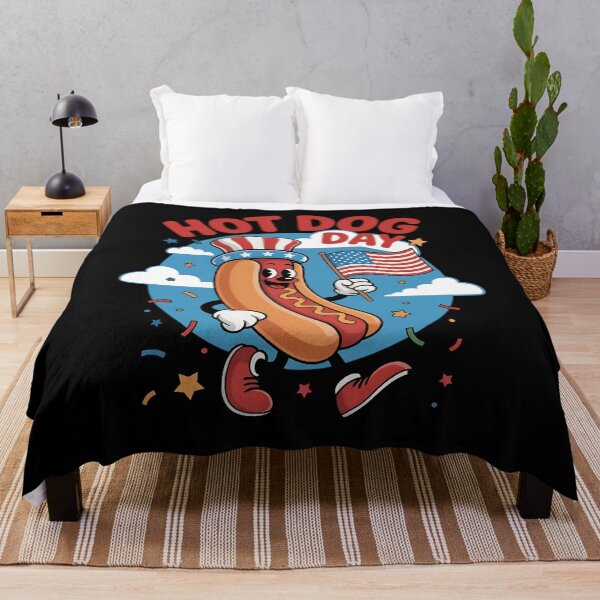 Item preview, AMERICAN HOD DOG - HOT DOG DAY MASCOT designed and sold by justyna-s28.