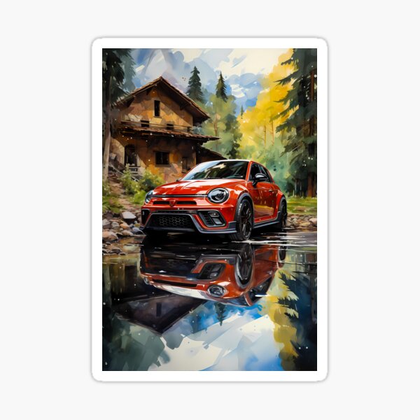 Item preview, Hot Hatch Reflected On Water In Alpine Landscape designed and sold by RevUpDesign.