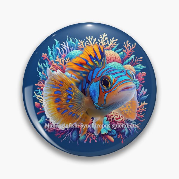 Item preview, Mandarinfish: Synchiropus splendidus  designed and sold by The Digital Compass.