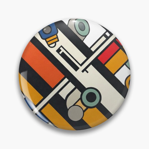 Item preview, Modern Cubist Energy – Fernand Léger Inspired Art designed and sold by TwoDotsStudio.