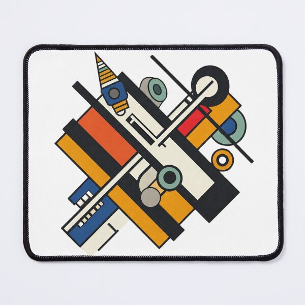 Item preview, Modern Cubist Energy – Fernand Léger Inspired Art designed and sold by TwoDotsStudio.