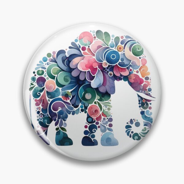 Item preview, Floral Elephant-Petal Elephant Parade designed and sold by TeetasticBtque.