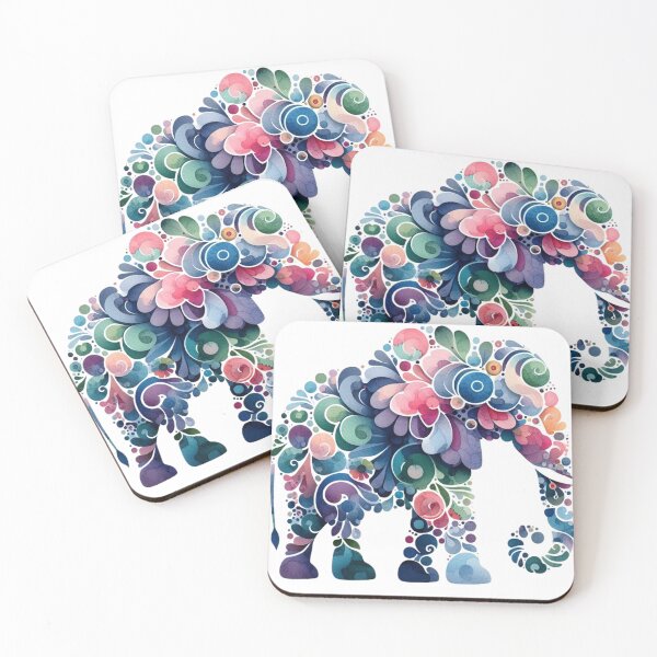 Item preview, Floral Elephant-Petal Elephant Parade designed and sold by TeetasticBtque.