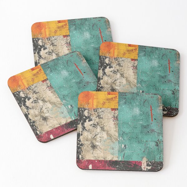 Item preview, Grunge Retro Abstract Collage  1 designed and sold by SparroCreative.