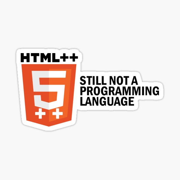 Item preview, HTML++ Still Not A Programming Language designed and sold by Debug Designs.