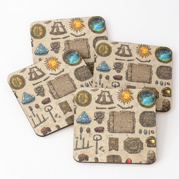 Item preview, Timeworn Objects and Spiritual Symbols in Illustration designed and sold by Piotrek0001.