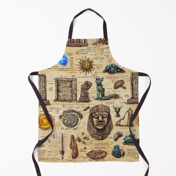 Item preview, Mysterious Symbols and Lost Icons on Parchment designed and sold by Piotrek0001.