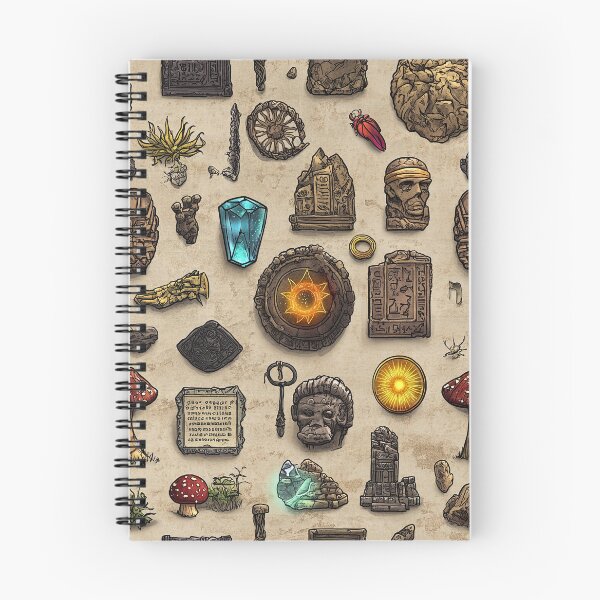 Item preview, Stylized Ancient Map of Relics and Wonders designed and sold by Piotrek0001.
