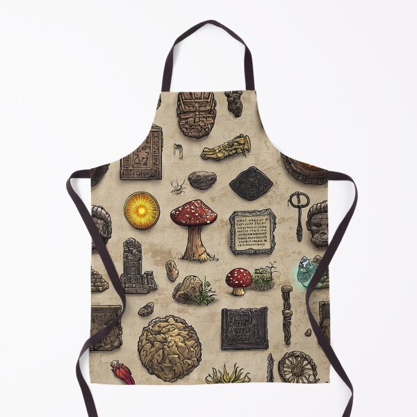 Item preview, Stylized Ancient Map of Relics and Wonders designed and sold by Piotrek0001.