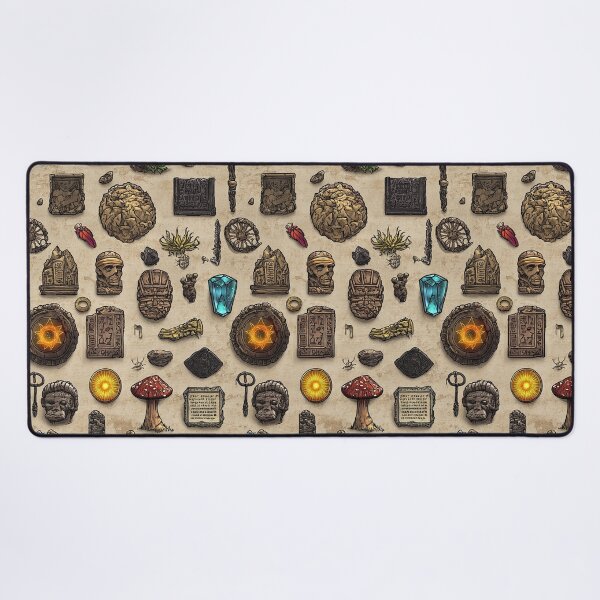 Item preview, Stylized Ancient Map of Relics and Wonders designed and sold by Piotrek0001.