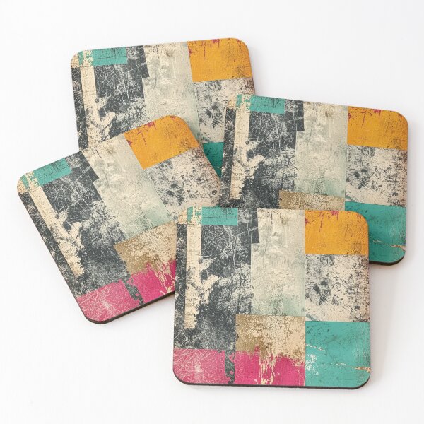 Item preview, Grunge Retro Abstract Collage 4 designed and sold by SparroCreative.