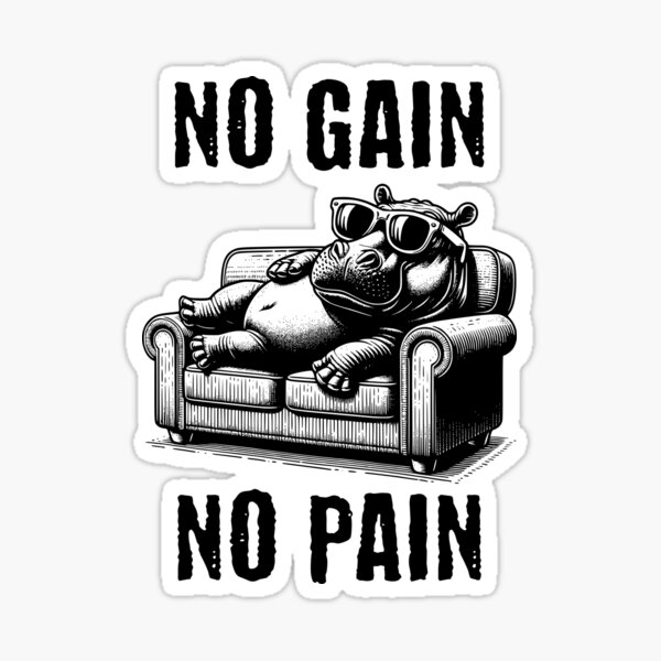 Item preview, No Gain No Pain designed and sold by Ultimate-Rabbit.