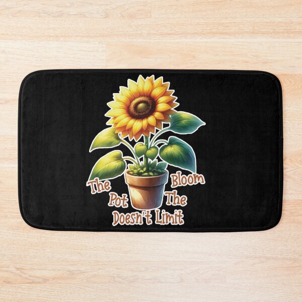 Item preview, Unpot Your Potential – The Pot Doesn’t Limit the Bloom– Uplifting Sunflower Growth Spring Design designed and sold by Dantin.