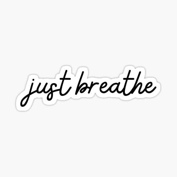 Item preview, Just Breathe | Calm Anxiety | Mindfulness Practice designed and sold by The Turquoise Brush.
