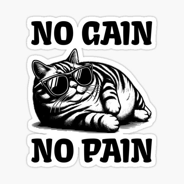 Item preview, No Gain No Pain designed and sold by Ultimate-Rabbit.