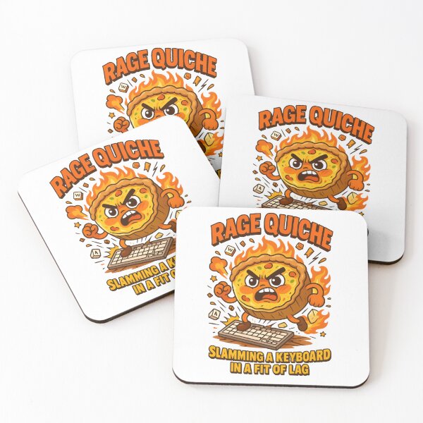 Artikelvorschau, Rage Quiche – Meltdown-Modus aktiviert! entworfen und verkauft von Snackwear Apparel.