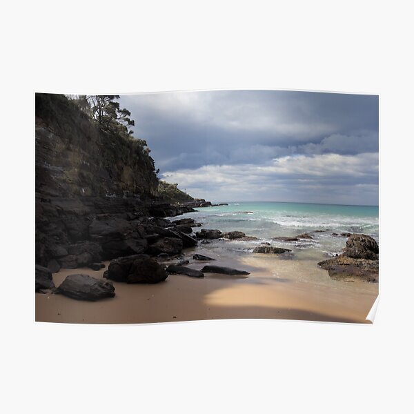 Coastal Cliff at Myrtle Beach Poster
