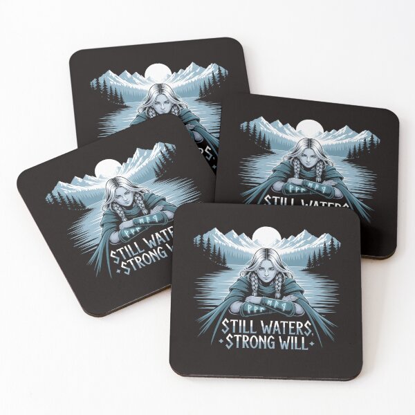 Item preview, Still Waters, Strong Will – Runic Introvert Strength Design designed and sold by Slavicsoul.