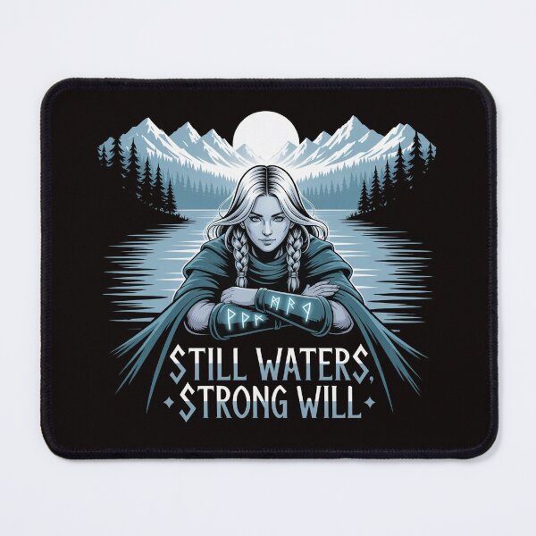 Item preview, Still Waters, Strong Will – Runic Introvert Strength Design designed and sold by Slavicsoul.