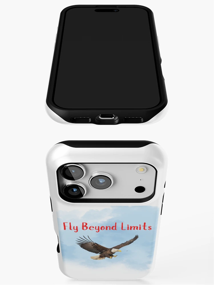 Thumbnail 3 of 4, iPhone Case, Fly Beyond Limits designed and sold by Zha-Zha Designs.