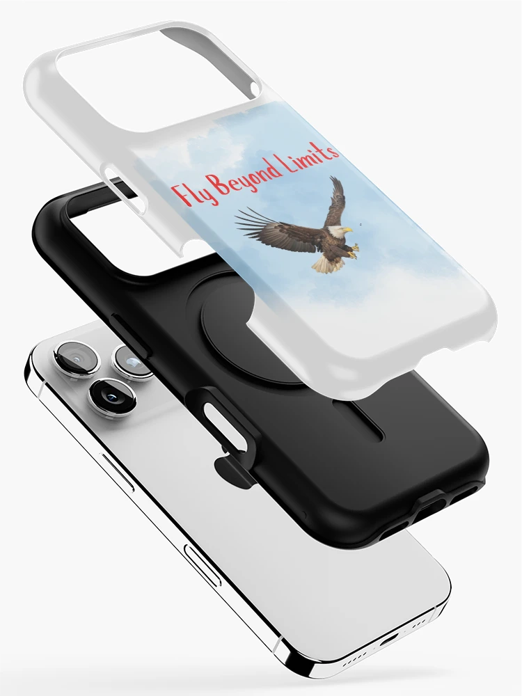 Thumbnail 2 of 4, iPhone Case, Fly Beyond Limits designed and sold by Zha-Zha Designs.