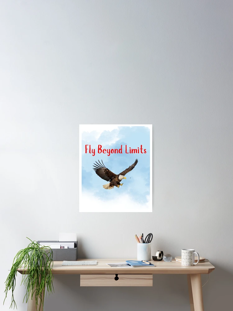 Thumbnail 2 of 3, Poster, Fly Beyond Limits designed and sold by Zha-Zha Designs.