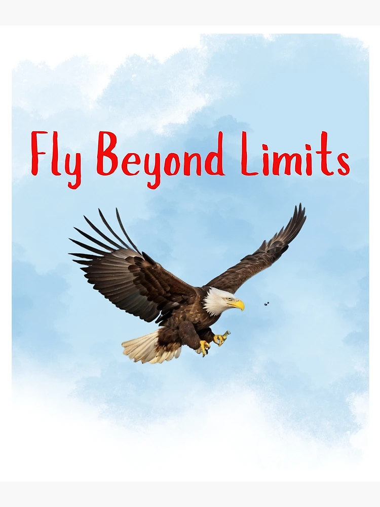 Thumbnail 3 of 3, Poster, Fly Beyond Limits designed and sold by Zha-Zha Designs.