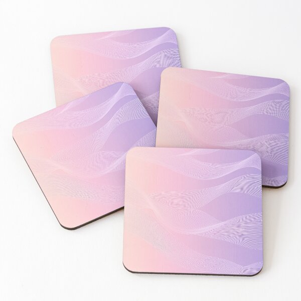 Item preview, Pink and Lavender Gradient Waves 1 designed and sold by SparroCreative.