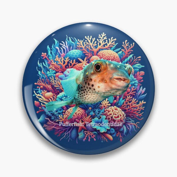 Item preview, Pufferfish: Tetraodontidae designed and sold by The Digital Compass.