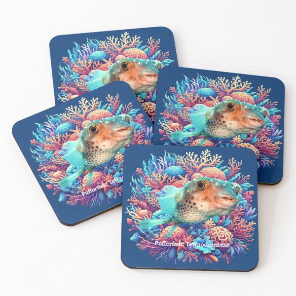 Item preview, Pufferfish: Tetraodontidae designed and sold by The Digital Compass.