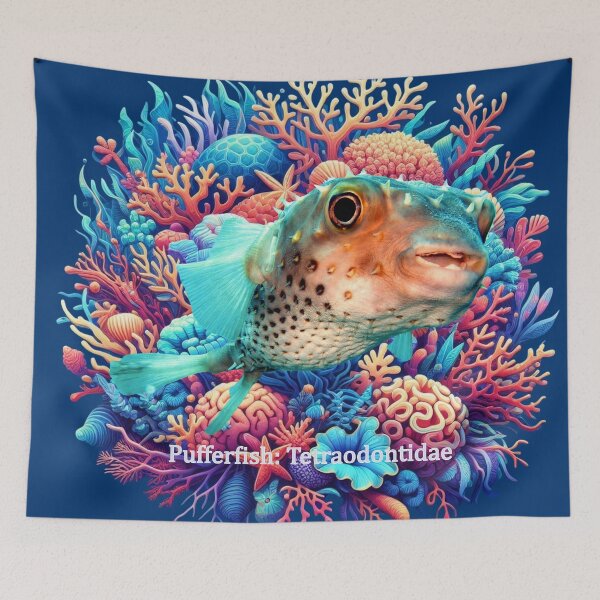 Item preview, Pufferfish: Tetraodontidae designed and sold by The Digital Compass.