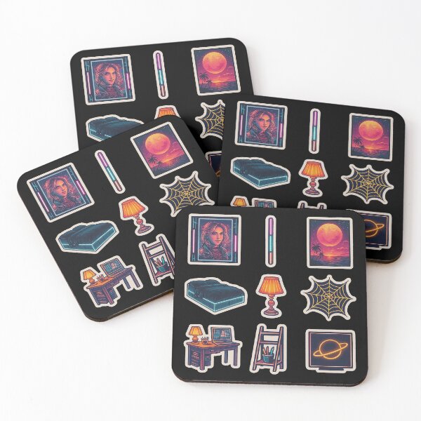 Item preview, Neon Dreams Digital Sticker Pack designed and sold by zzz888.