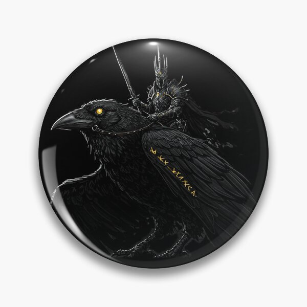 Item preview, Armored Rider on Giant Rune Raven designed and sold by PixCthulhu.