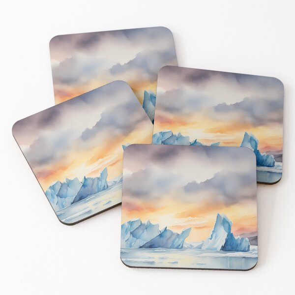 Item preview, Ice in Arctic Lake designed and sold by CalmnessbyChoice.