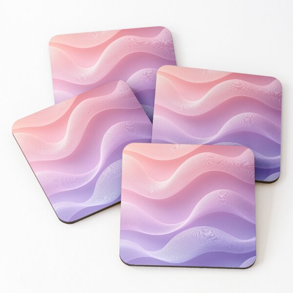 Item preview, Pink and Lavender Gradient Waves 3 designed and sold by SparroCreative.