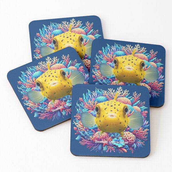 Item preview, Boxfish: Ostraciidae designed and sold by The Digital Compass.